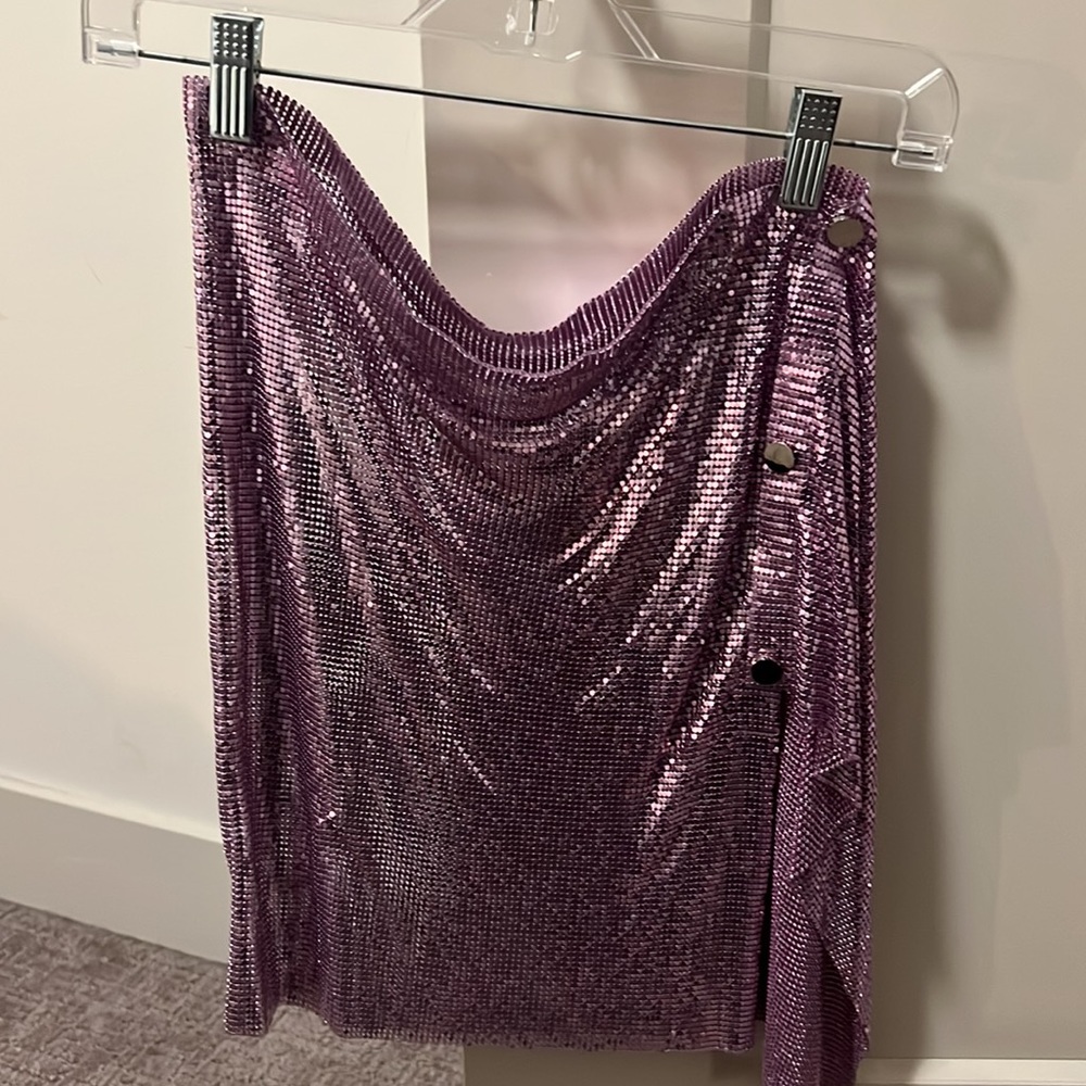 Chainlink Mini Skirt - image 4